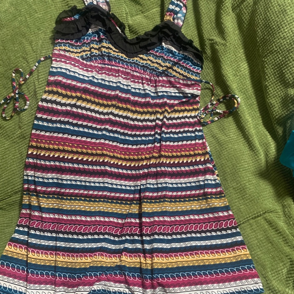 Candie’s sun dress in Bohemian colors GUC